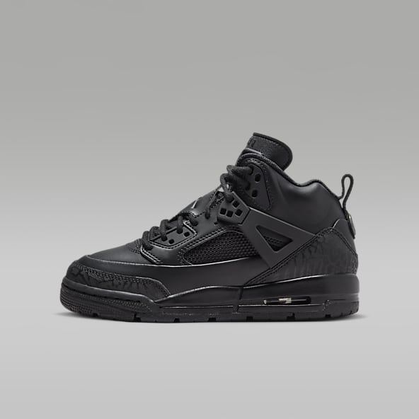 Black on black jordans clearance